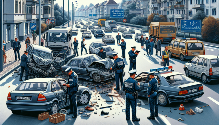 „Accident rutier cu pagube materiale pe bd. Ferdinand din Târgoviște – Detalii din investigația poliției”