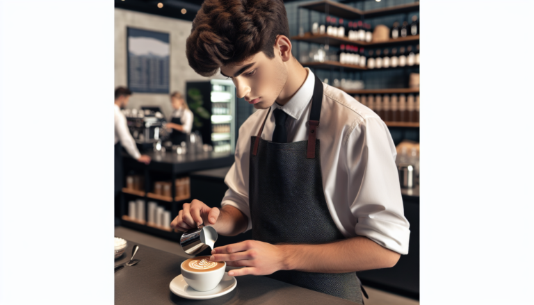 Tânărul barista Albert Sandu, vicecampion național la Campionatul Latte Art 2024