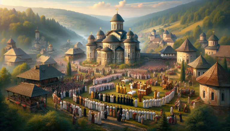HRAM FESTIV LA MĂNĂSTIREA NUCET DIN ARHIEPISCOPIA TÂRGOVIȘTEI