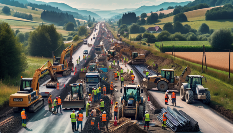 Lucrări de infrastructură rutieră în județul Dâmbovița în perioada 13 – 19 mai 2024
