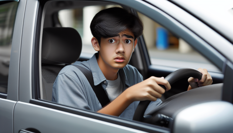Tânăr de 16 ani, surprins conducând autoturismul tatălui fără permis