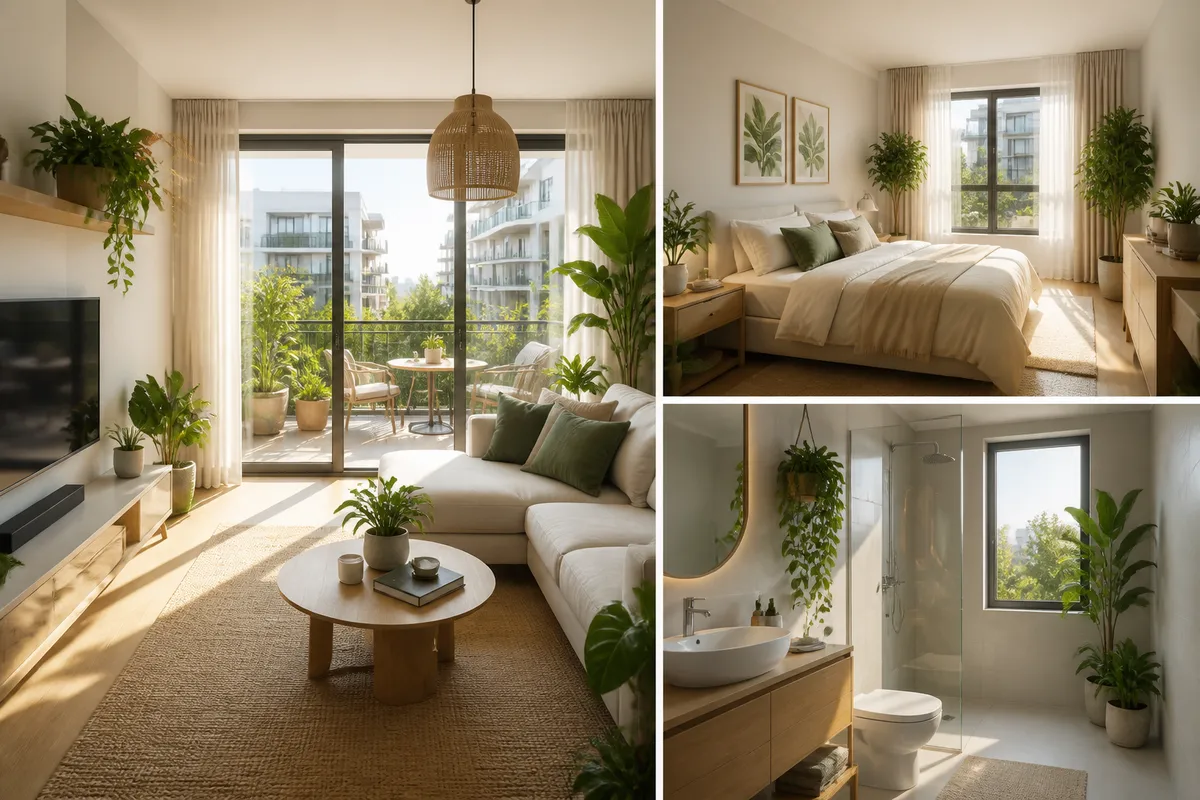 amplasarea plantelor de interior pentru purificarea aerului în apartament