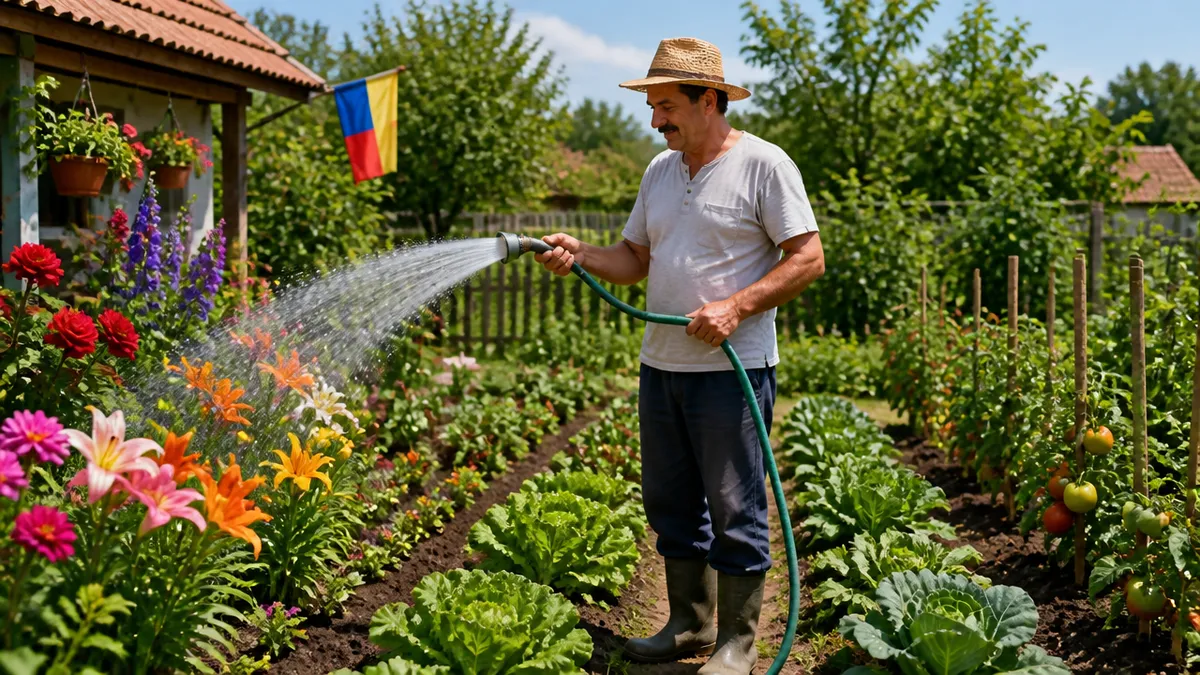 îngrijire grădină vara România sfaturi practice