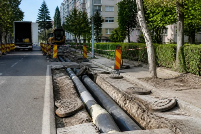 Avarie pe strada Teleajen