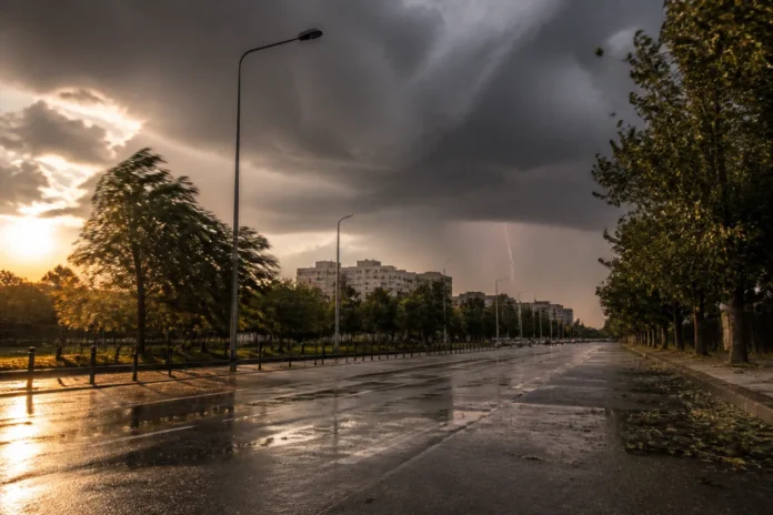 Furtuni după-amiază, peste o zi toridă în București și opt județe