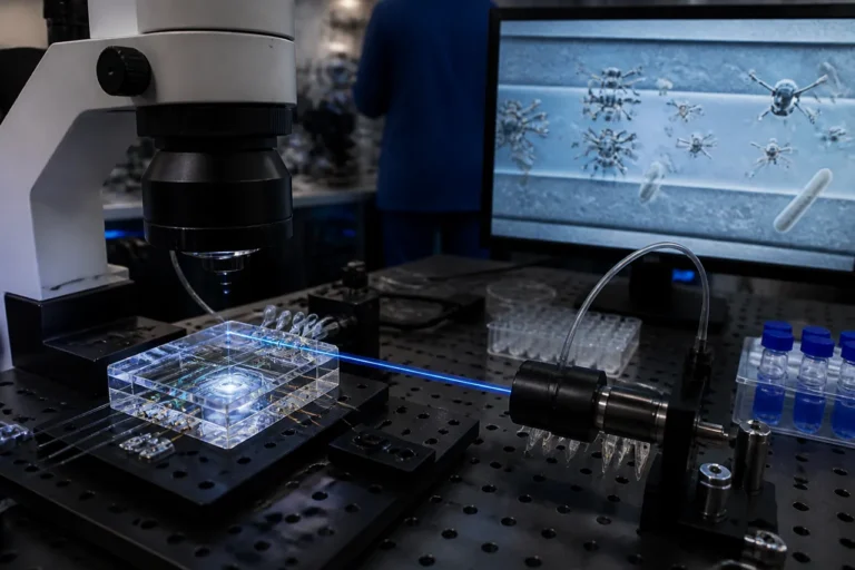 Nanoroboții controlați prin lumină pot colecta și transporta bacterii