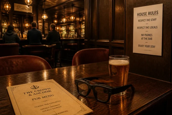 Ochelarii inteligenți Meta, interziși în restaurante și pub-uri din Marea Britanie