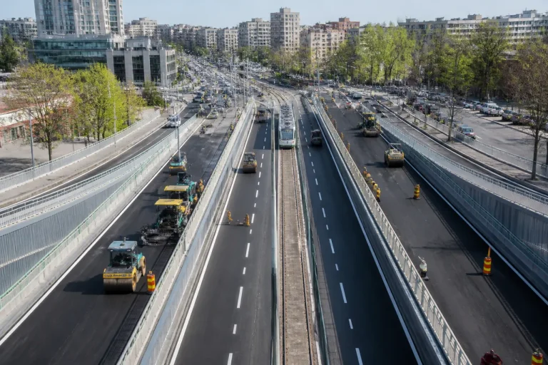 Pasajul Basarab se redeschide complet pe 7 septembrie. Tramvaiele revin pe traseu