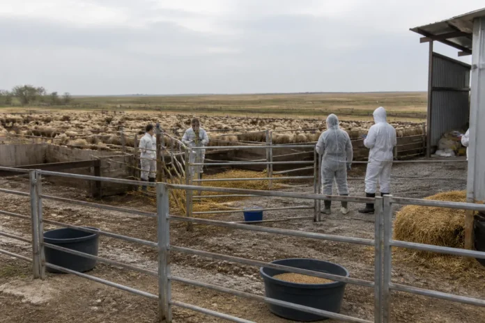 Peste 1.500 de oi din Brăila, afectate de variola ovină. ANSVSA verifică focarul