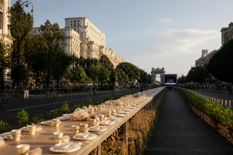 „Masa care Unește” aduce 20.000 de oameni în Piața Constituției