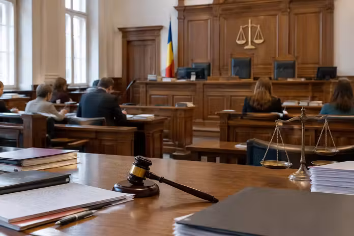 Elevii Colegiului „Nicolae Iorga” au intrat în rolul magistraților, la Palatul Justiției din Brăila