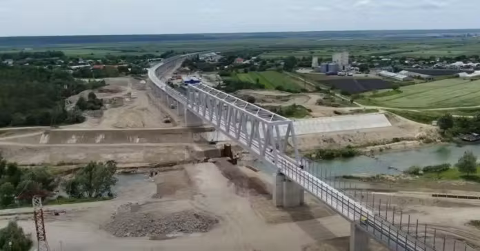 Modernizarea liniei București–Giurgiu a ajuns la 19%