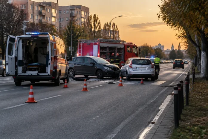 Trei persoane au ajuns la spital după o coliziune pe Calea București, în Târgoviște Trei persoane au ajuns la spital după o coliziune pe Calea București, în Târgoviște